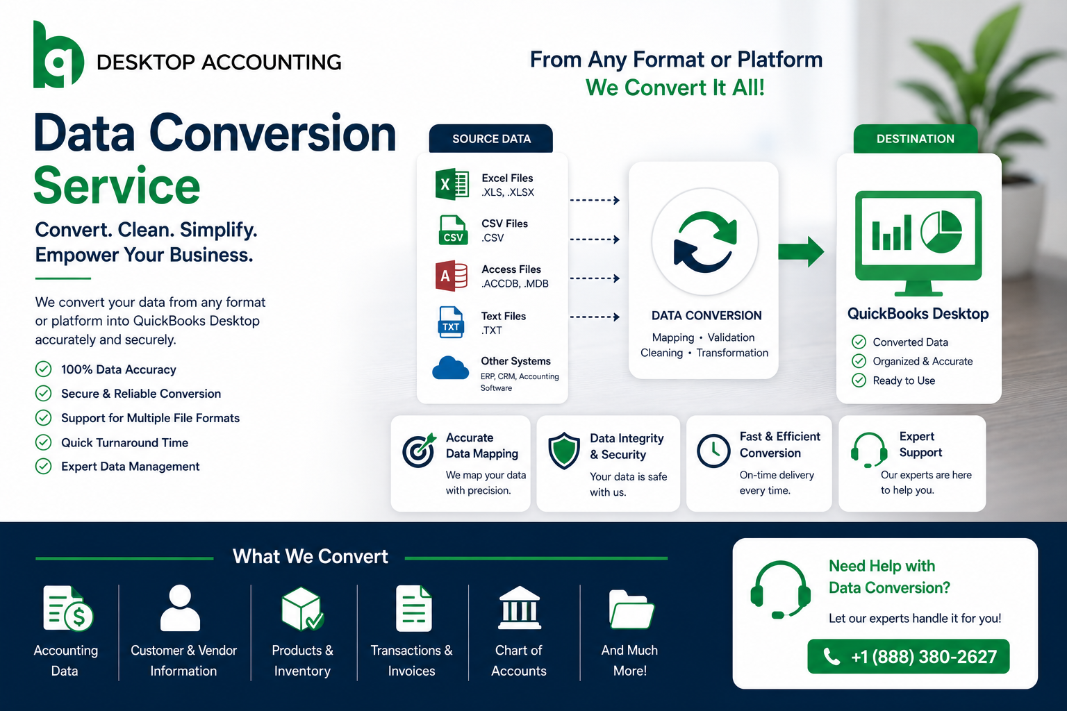 QuickBooks Data Conversion Service