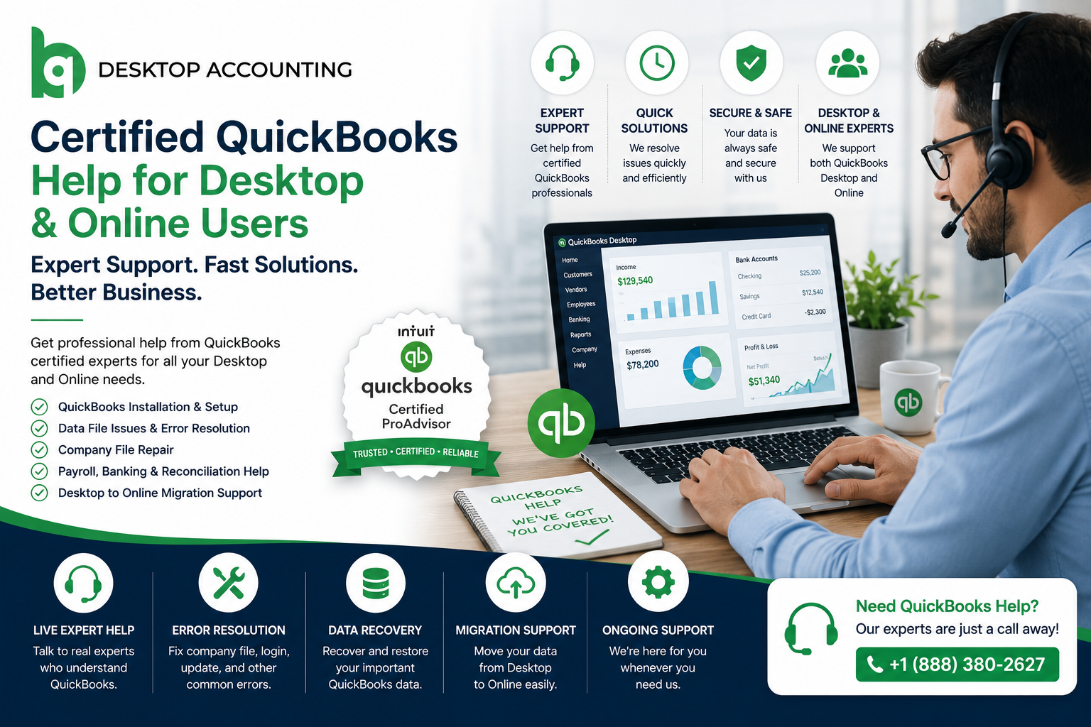 QuickBooks help for Desktop & Online users