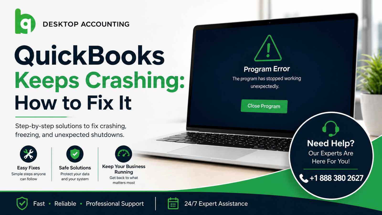 quickbooks keeps crashing
