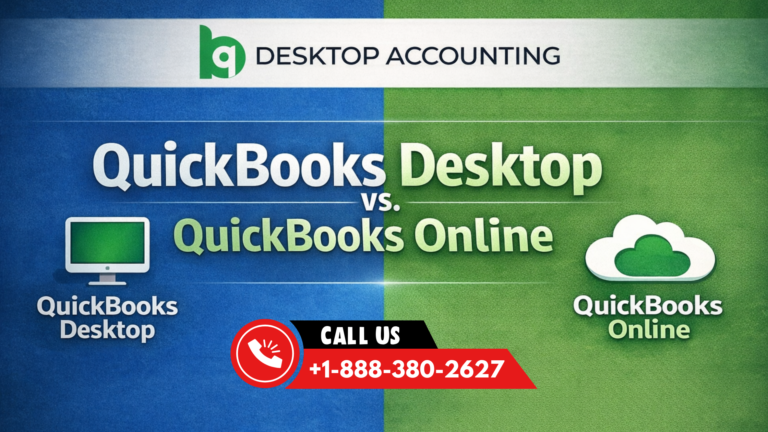 QuickBooks Desktop vs Online