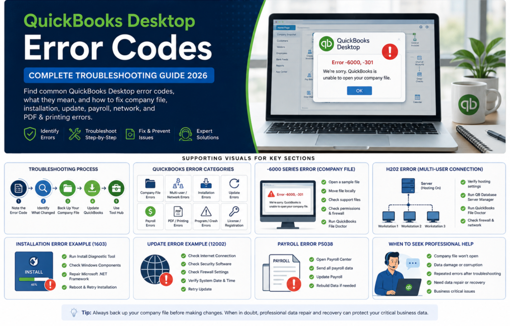 QuickBooks Desktop Error Codes Blog