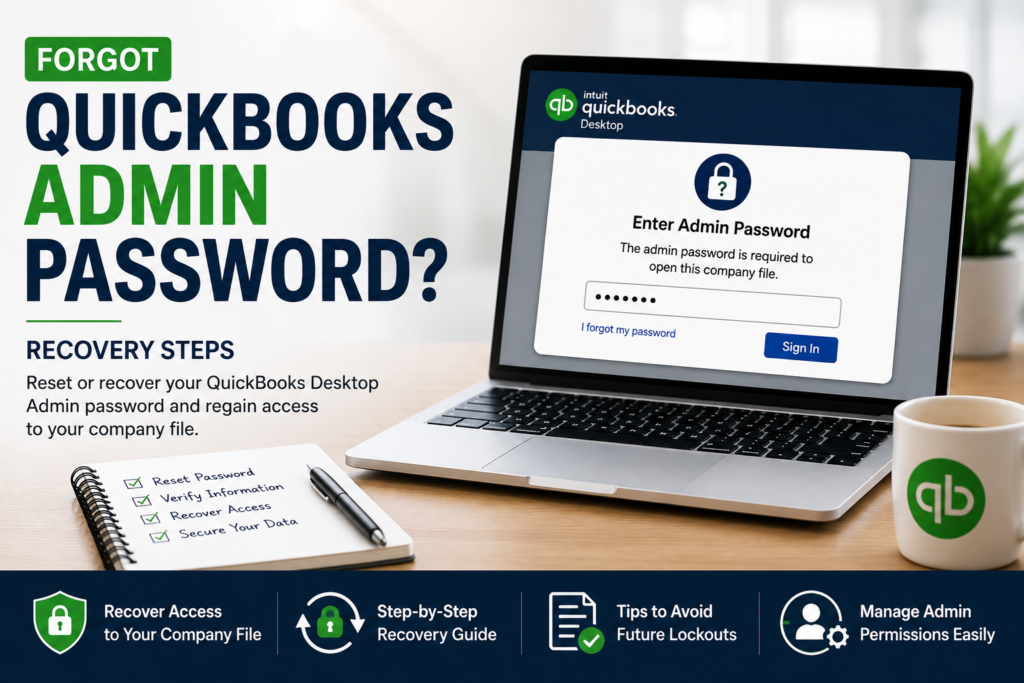 Quickbooks Admin Password Recovery Article