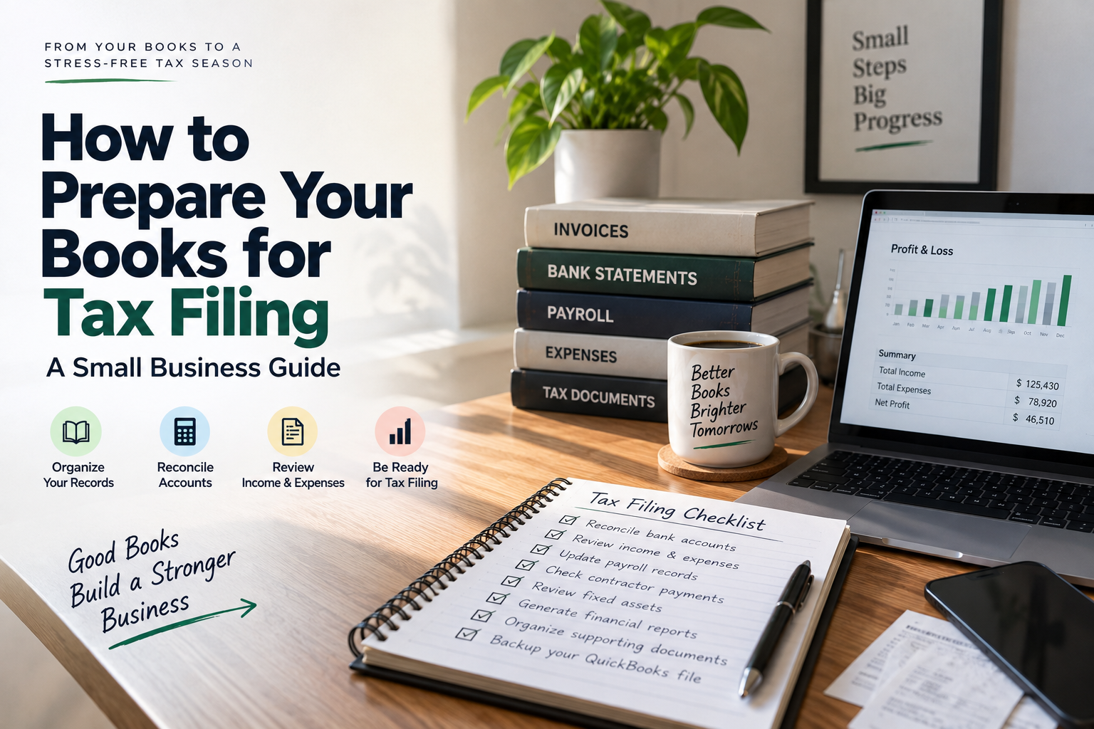 Image of Prepare Your Books for Tax Filing Blog